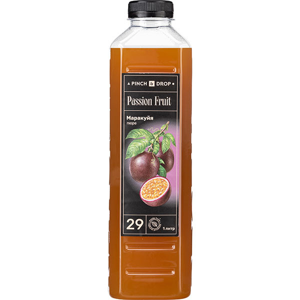 Пюре Pinch&amp;Drop Маракуйя без косточки 1л &mdash; Компания Фаиндринкс, Краснодар